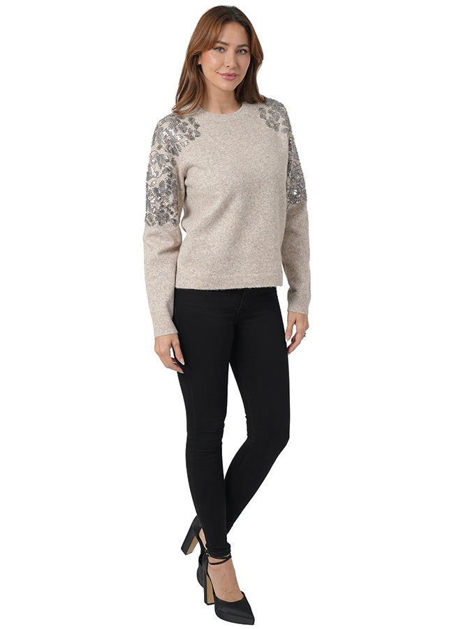 Calista Sweater, Oatmeal
