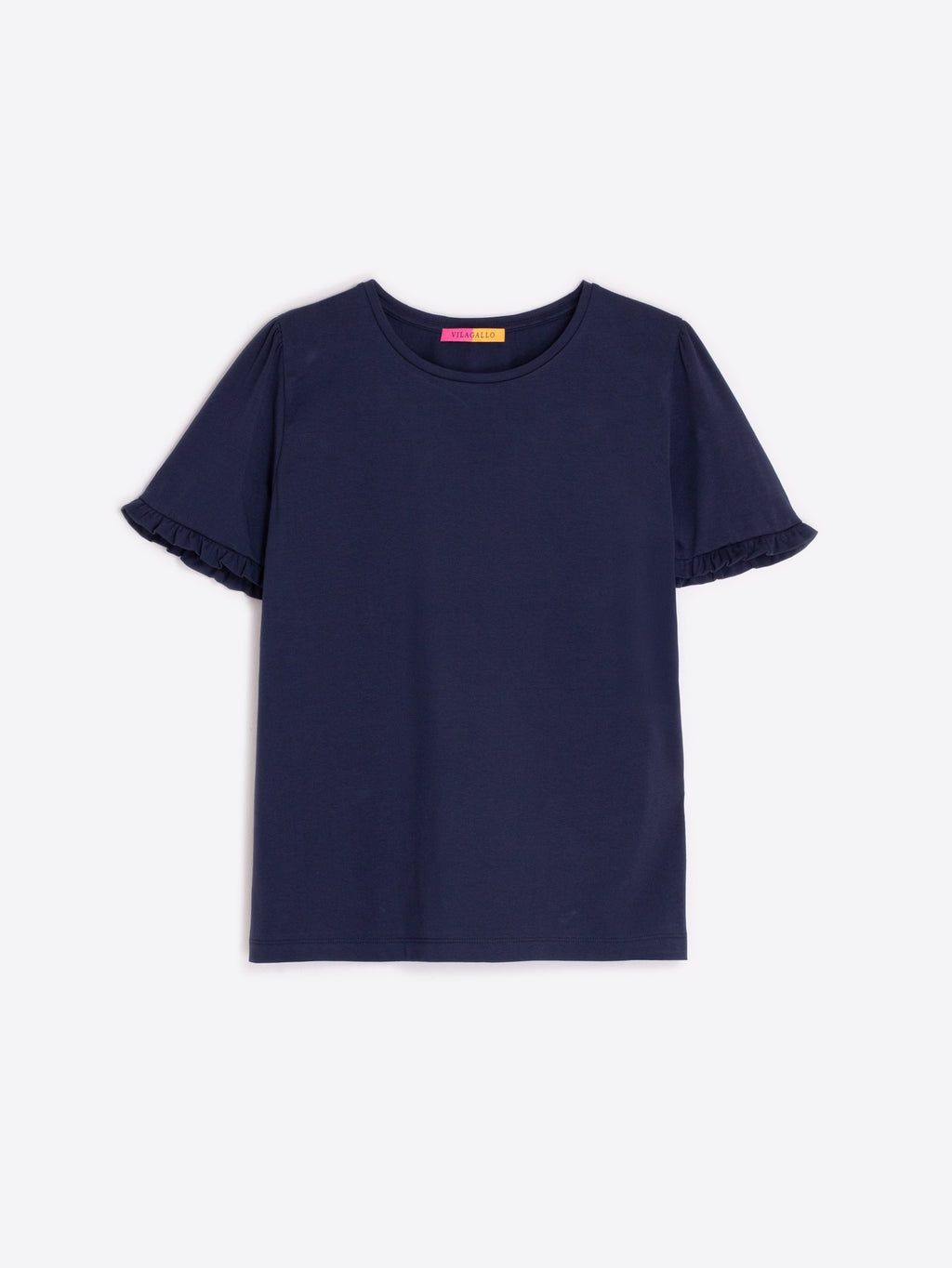Amina Short Sleeve Tee, Navy