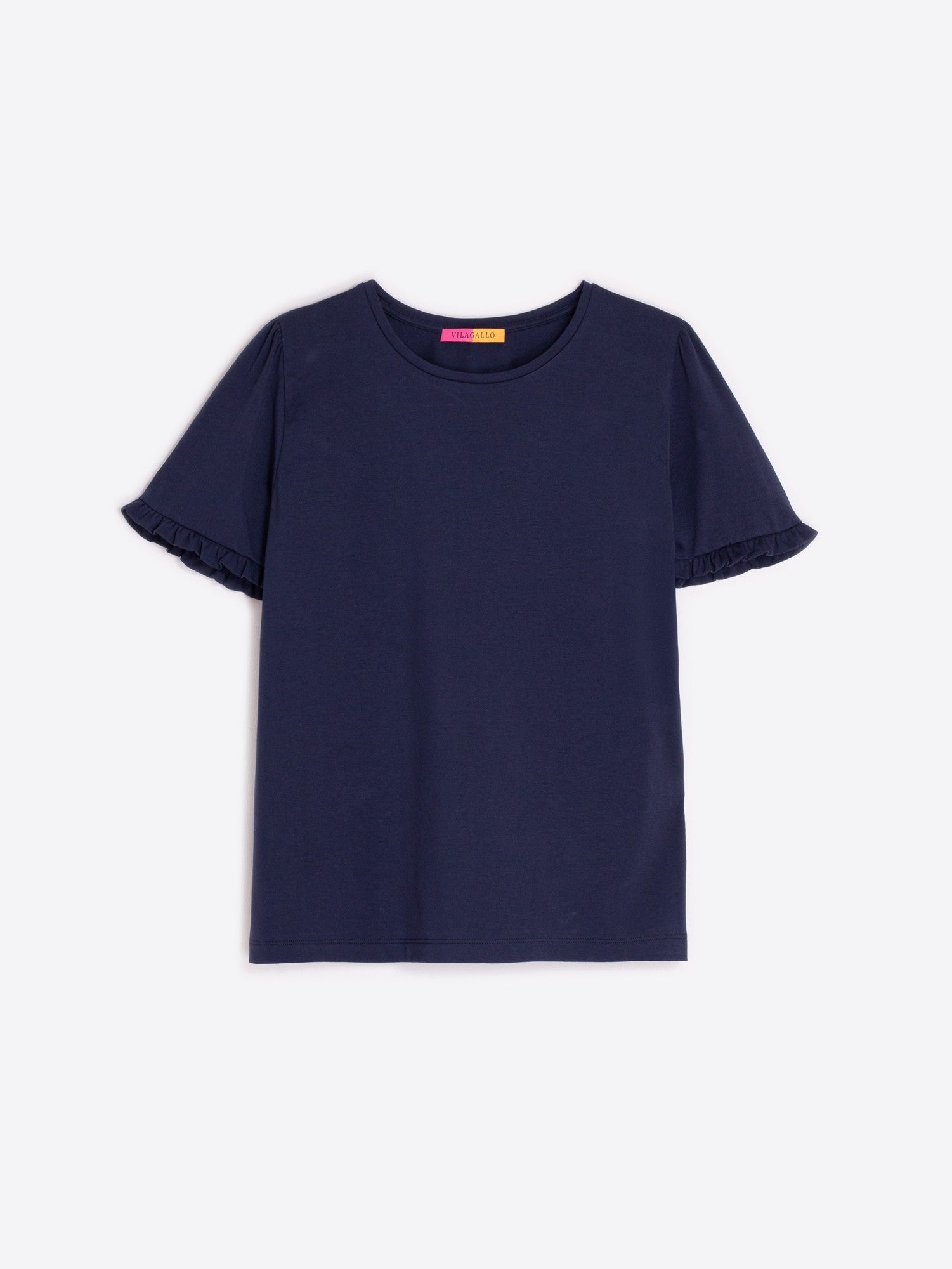 Amina Short Sleeve Tee, Navy