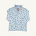 Canter Collar Half-Zip, Handful of Hydrangeas