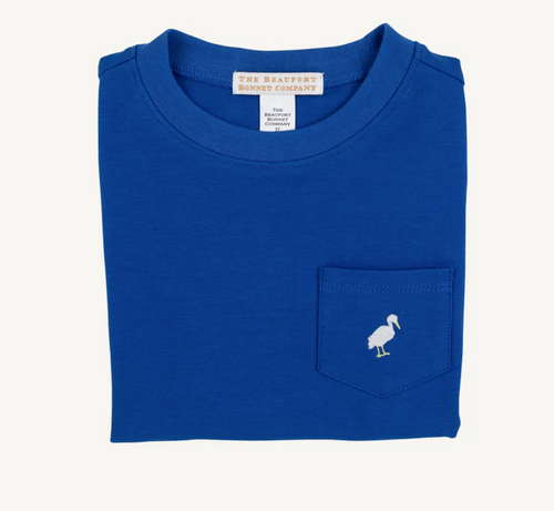 Carter Crewneck, Wood Boat Blue