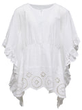 Cesci Eyelet Coverup, White
