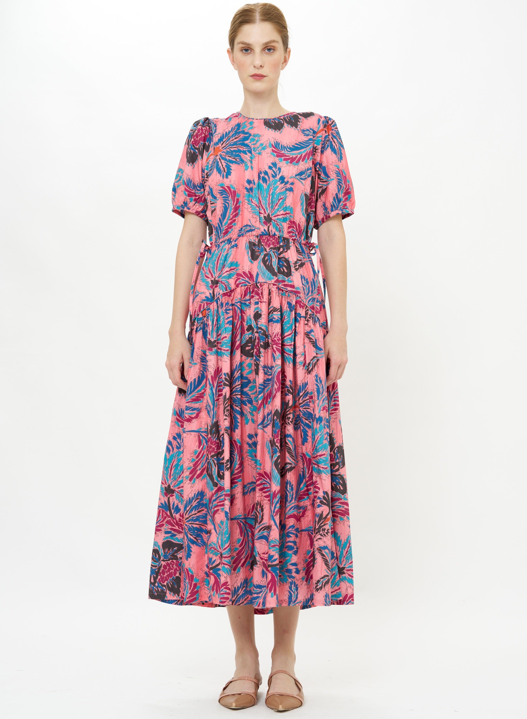 Piped Puff Sleeve Maxi Chennai