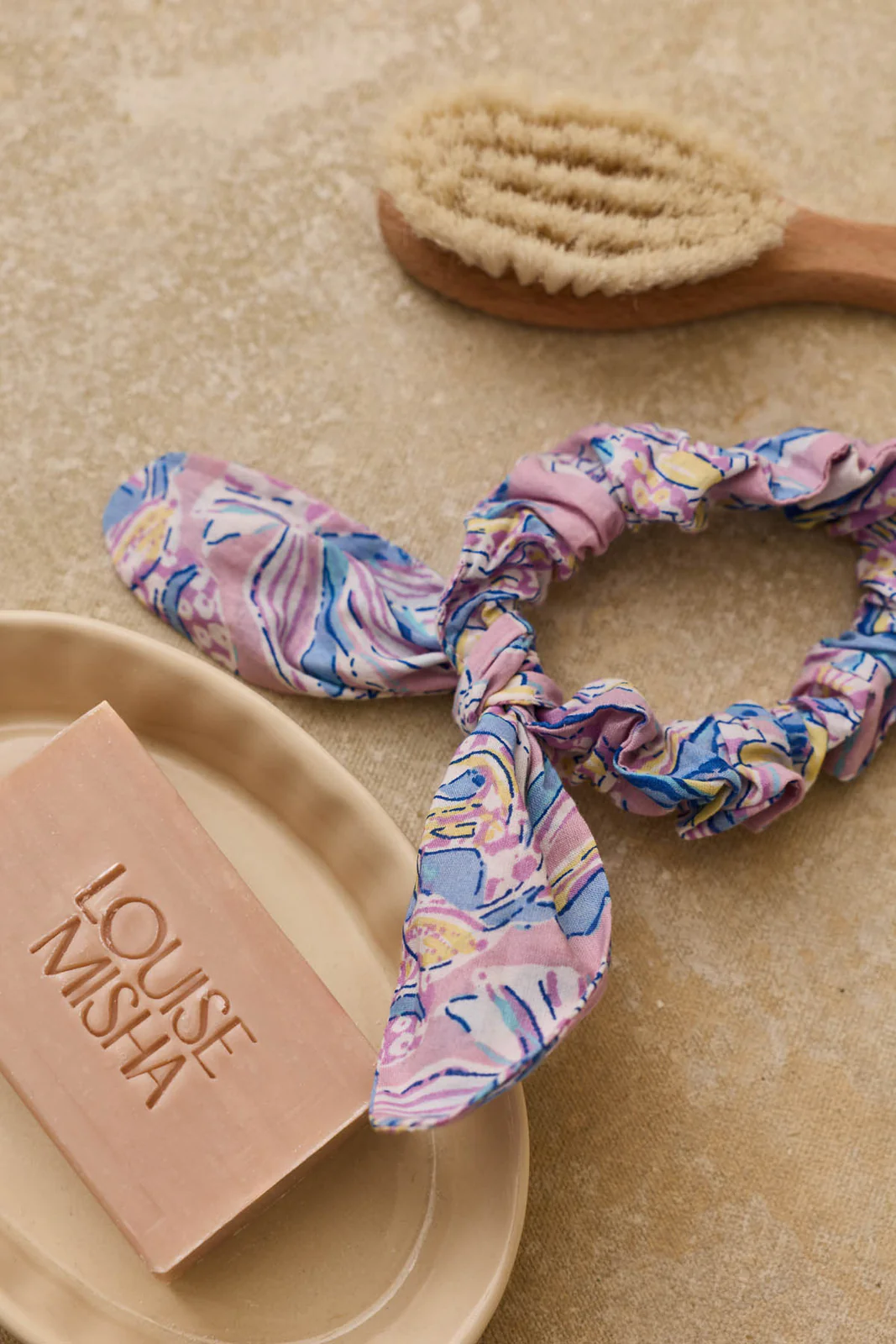 Chloe Scrunchie, Pink Lush Paradise