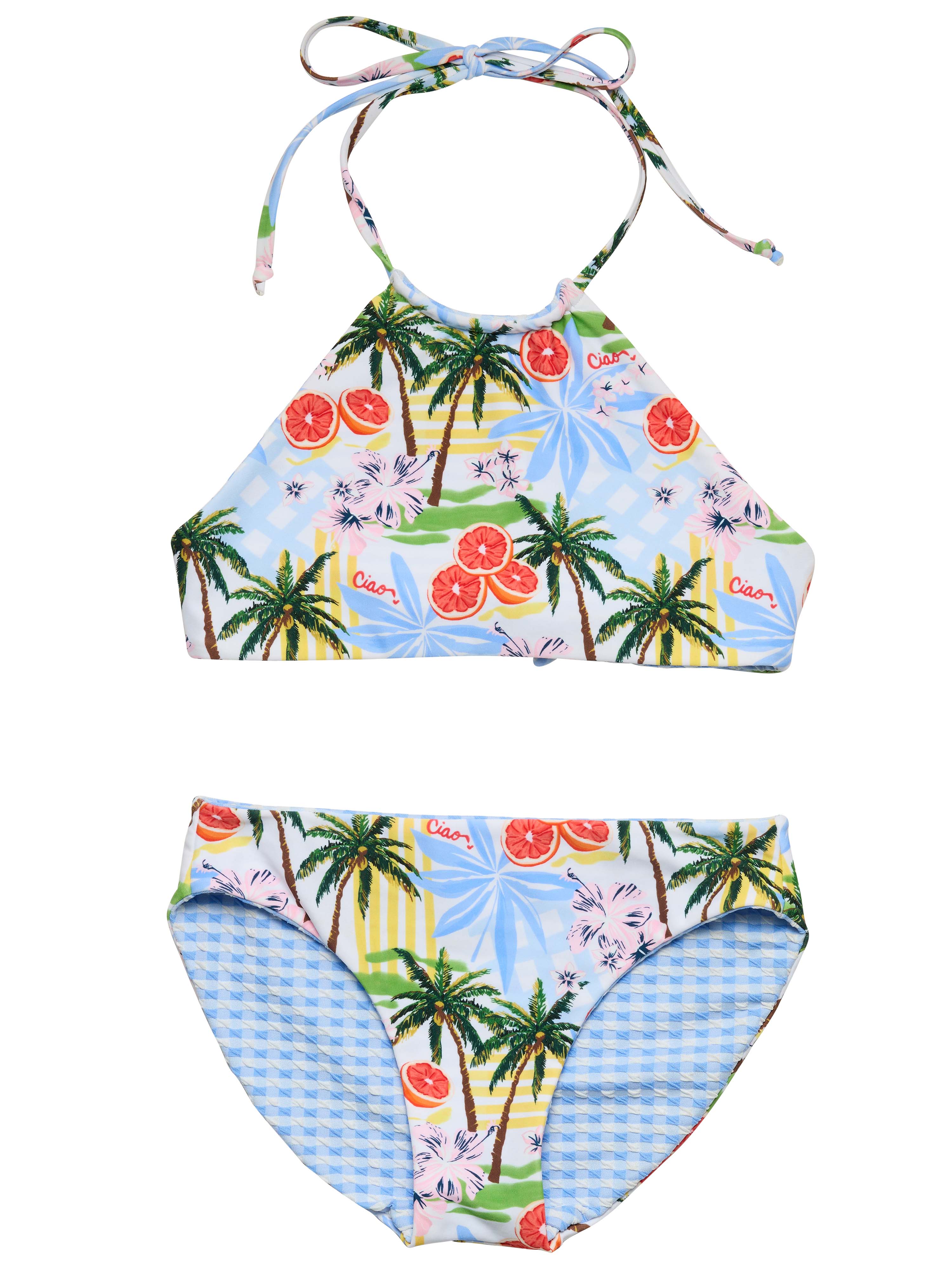 Ciao Paradiso Reversible Halter Bikini