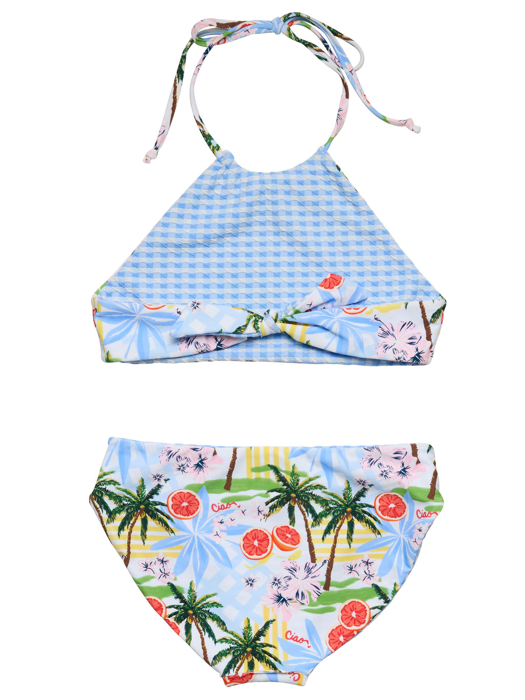 Ciao Paradiso Reversible Halter Bikini