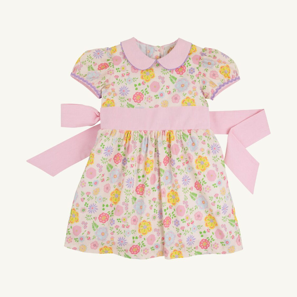 Cindy Lou Sash Dress, Boca Grande Begonia