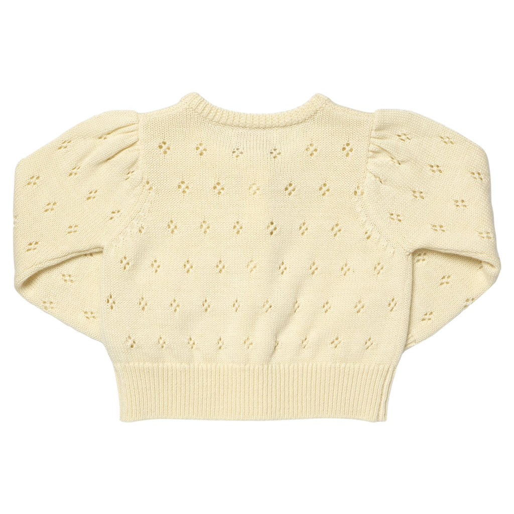 Girls Connie Sweater, Ivory