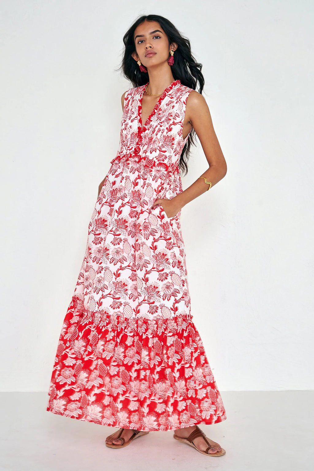 Constance Dress, Poppy Scarlet