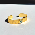 Cosmos Heart Cuff Bracelet