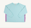 Prepletic Courtney's Cozy Crewneck, Edisto Egg Blue/Valley High Violet