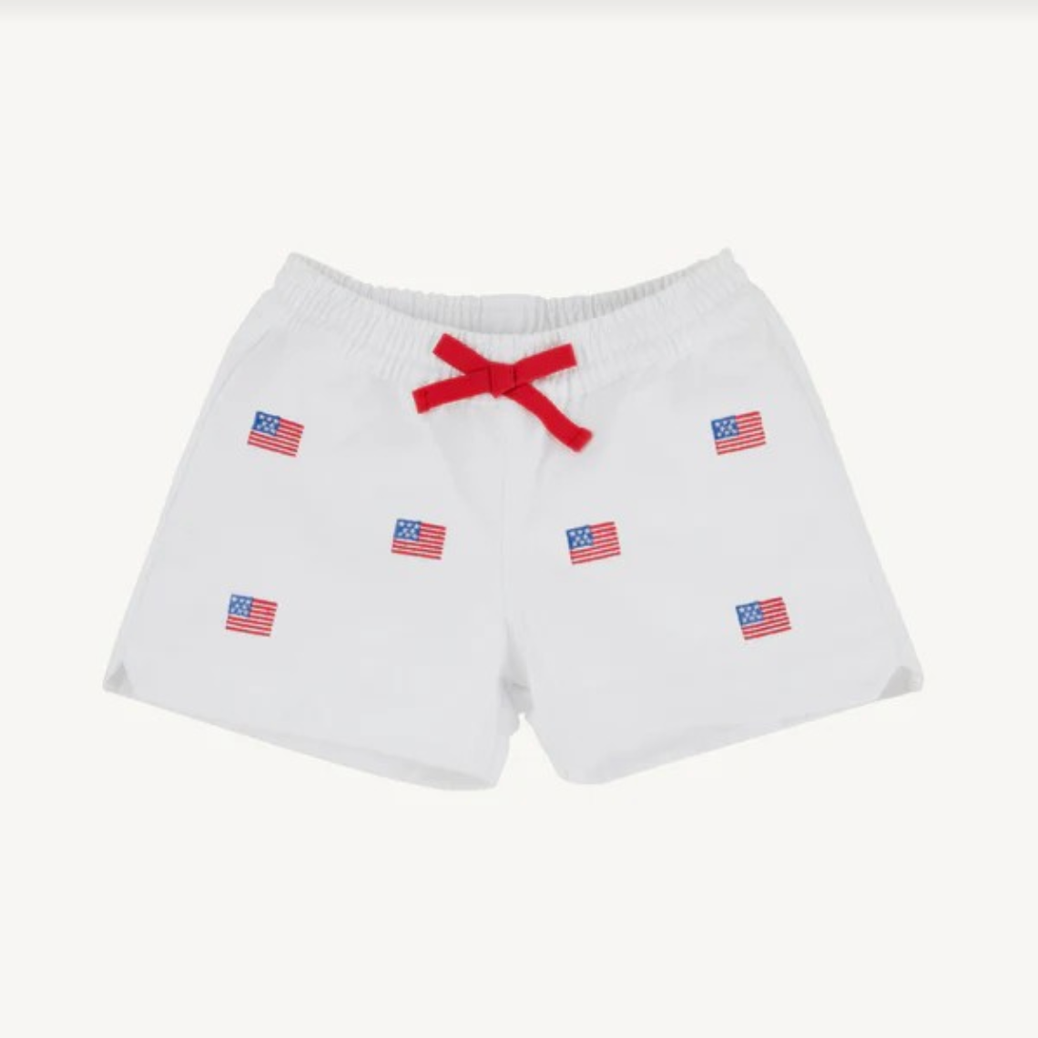 Critter Cheryl Shorts, Worth Avenue White & American Flags