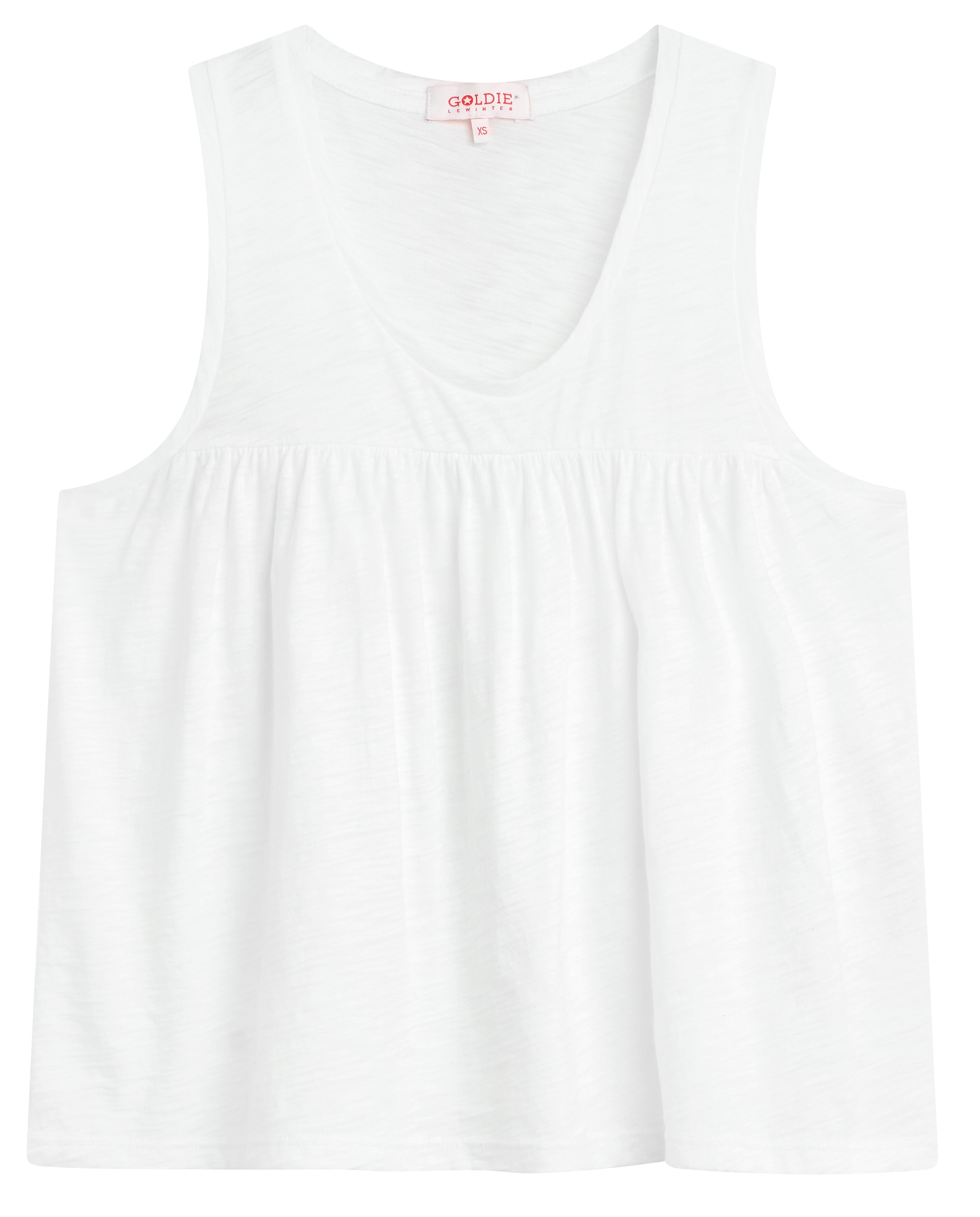 Camille Tank, White