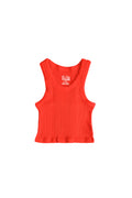 Cruz Cropped Tank, Tangerine