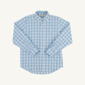 Dean's List Dress Shirt, Barrington Blue Check