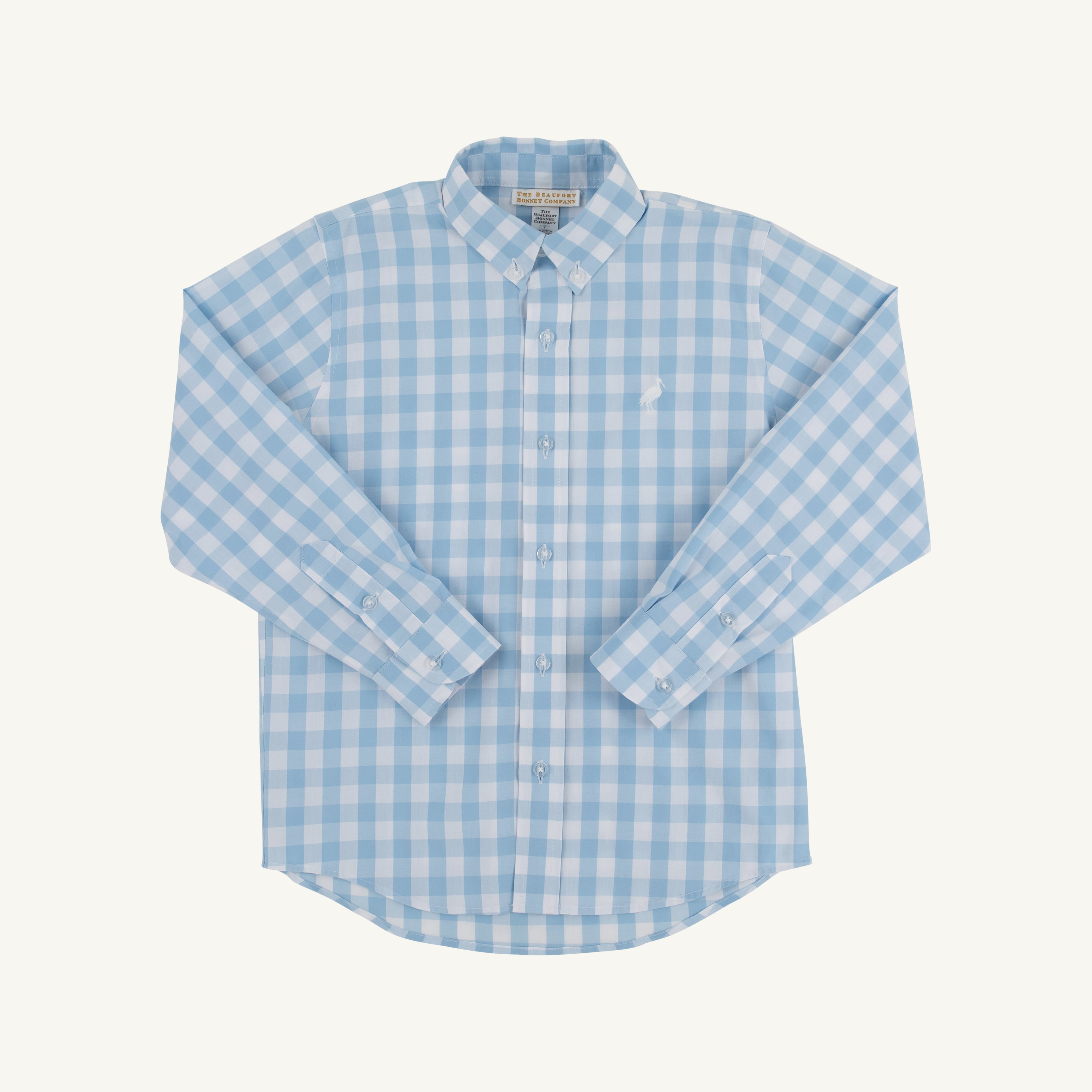 Dean's List Dress Shirt, Barrington Blue Check