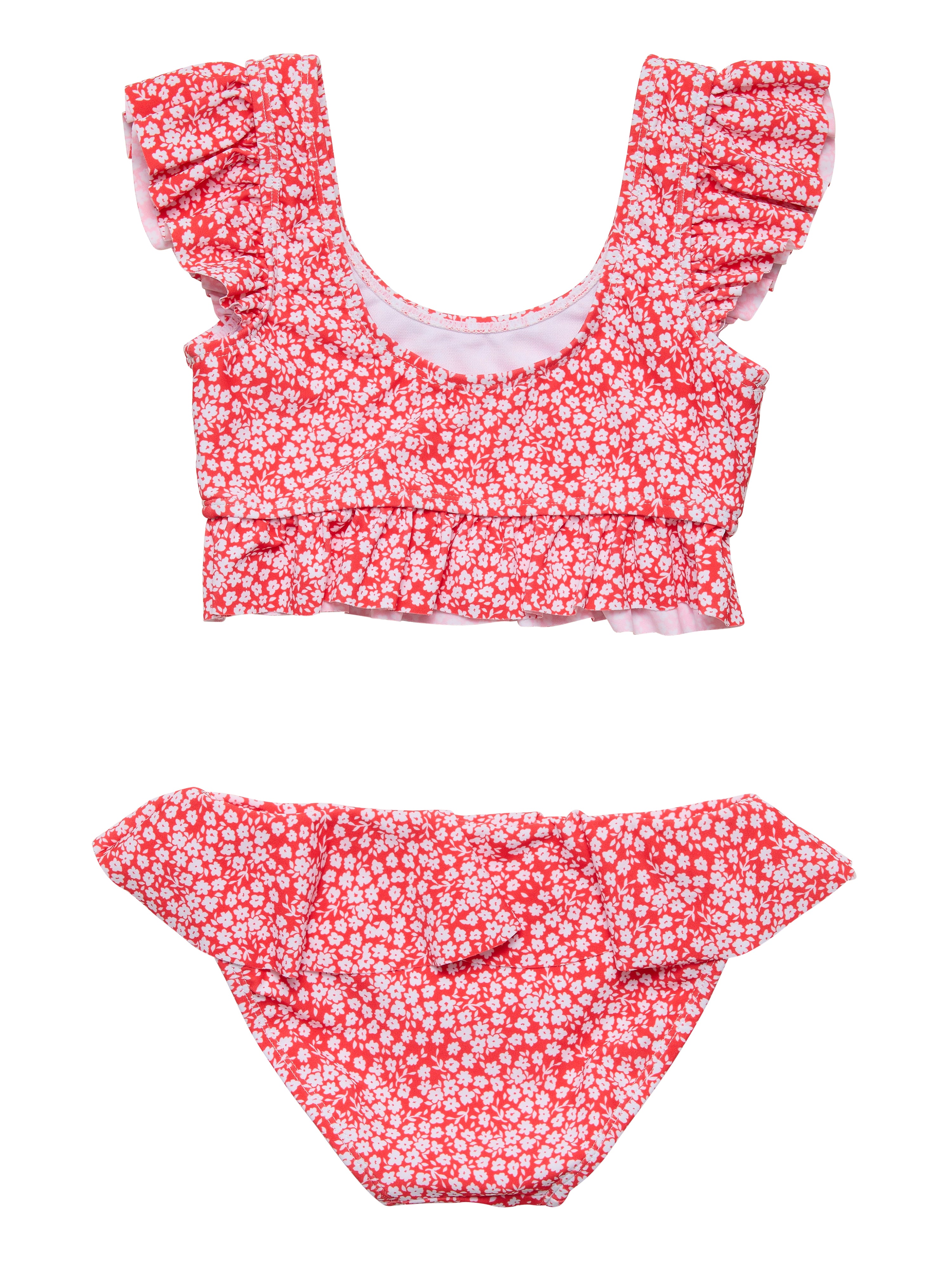 Ditsy Bloom Frilled Crop Bikini