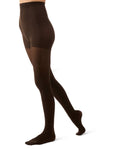 Opaque Tights: Dark Chocolate / S-M