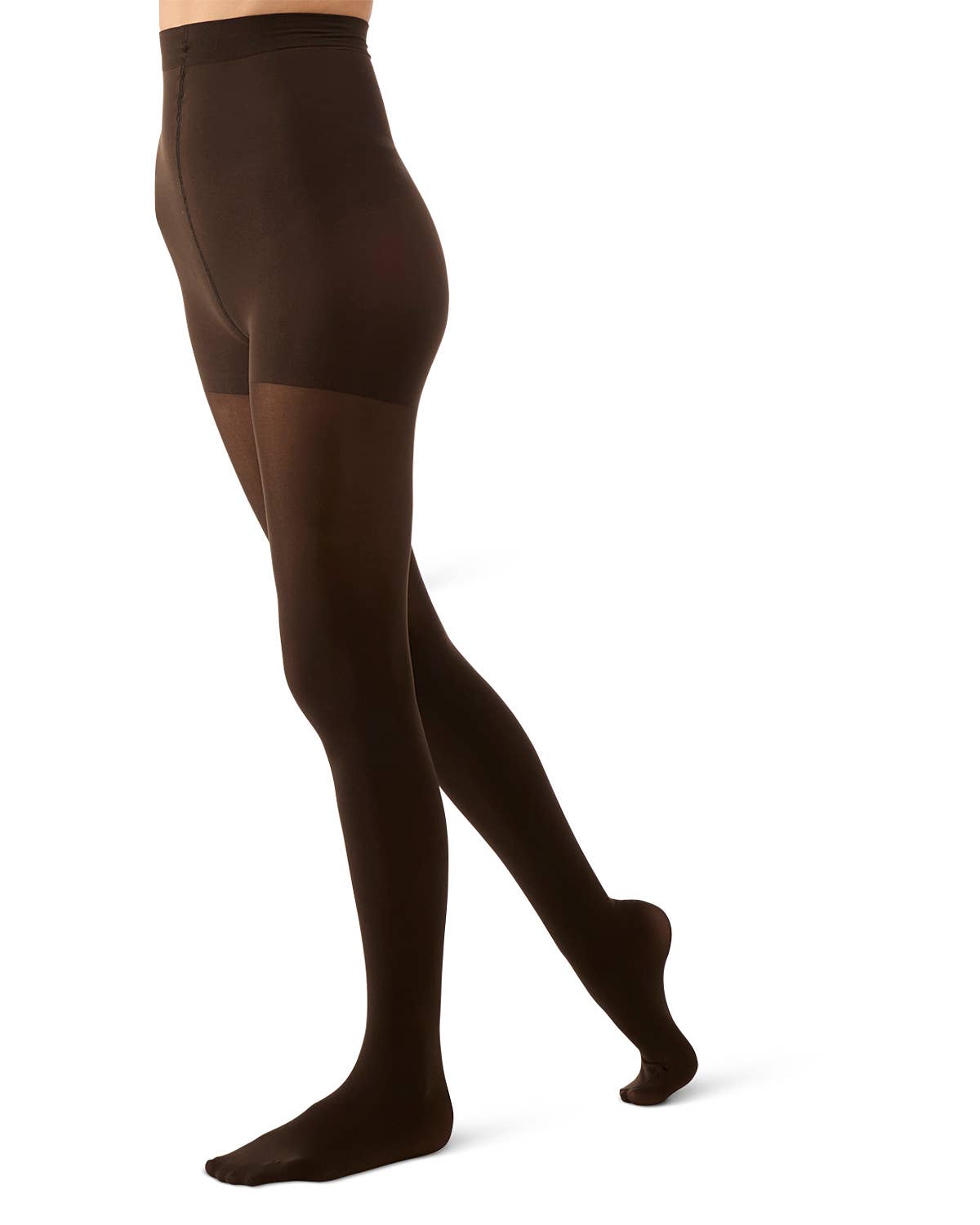 Opaque Tights: Black / M-L