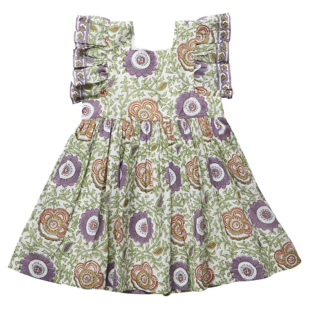 Elsie Dress, Lilac Lisbon Floral