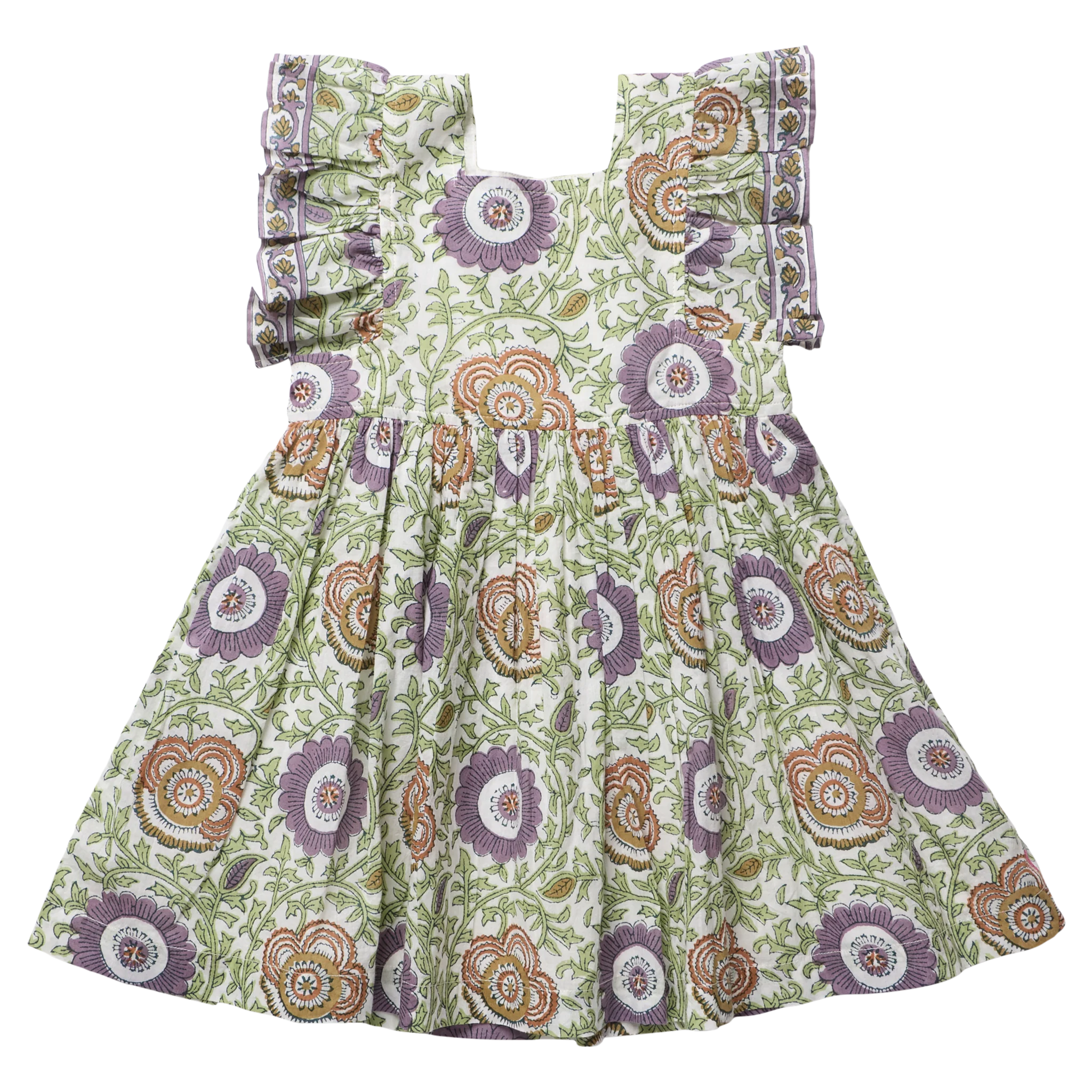 Elsie Dress, Lilac Lisbon Floral