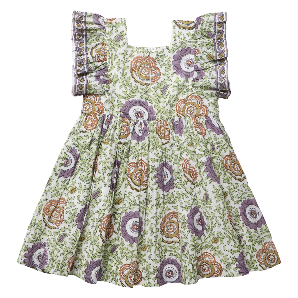 Elsie Dress, Lilac Lisbon Floral