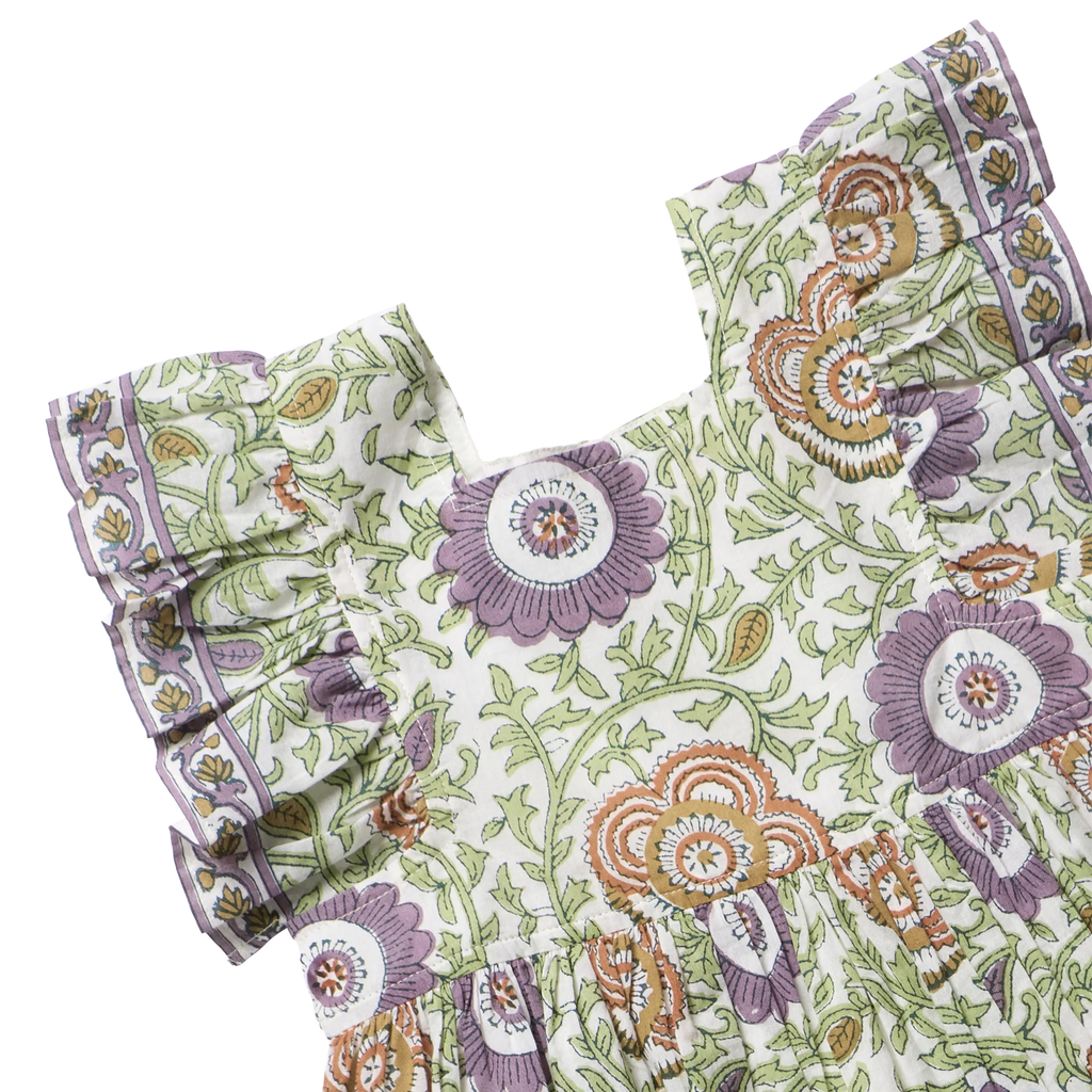 Elsie Dress, Lilac Lisbon Floral