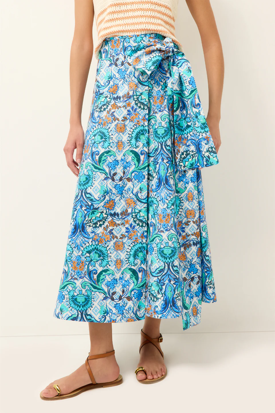 Estine Wrap Skirt, Chateau