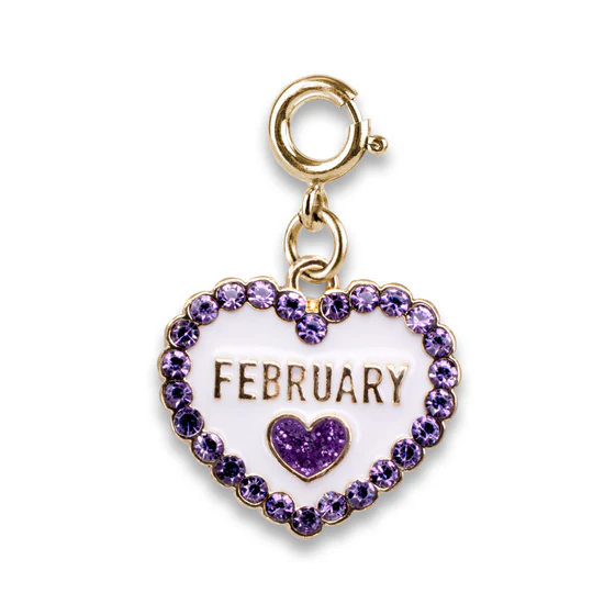 February Birthstone Charm