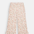 Florali Trousers, Cream Carnation Vale