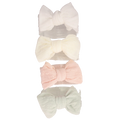Floral Knit Bow Baby Headband
