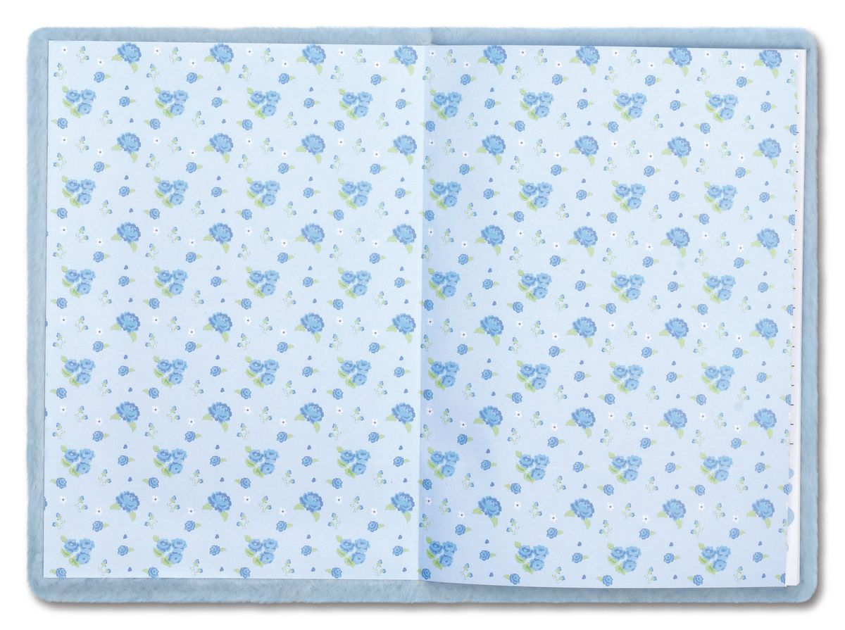 Blue Floral Journal