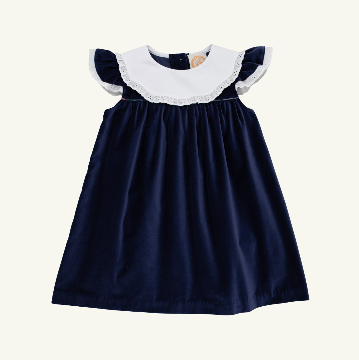 Franny Frock Velveteen, Nantucket Navy