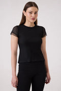 French Kiss Tee, Black