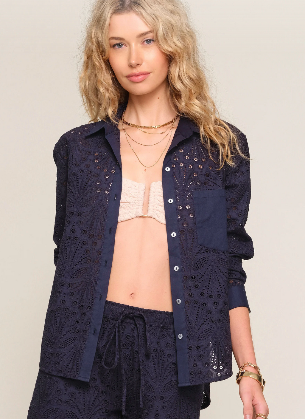 Gia Two Piece Set, Indigo