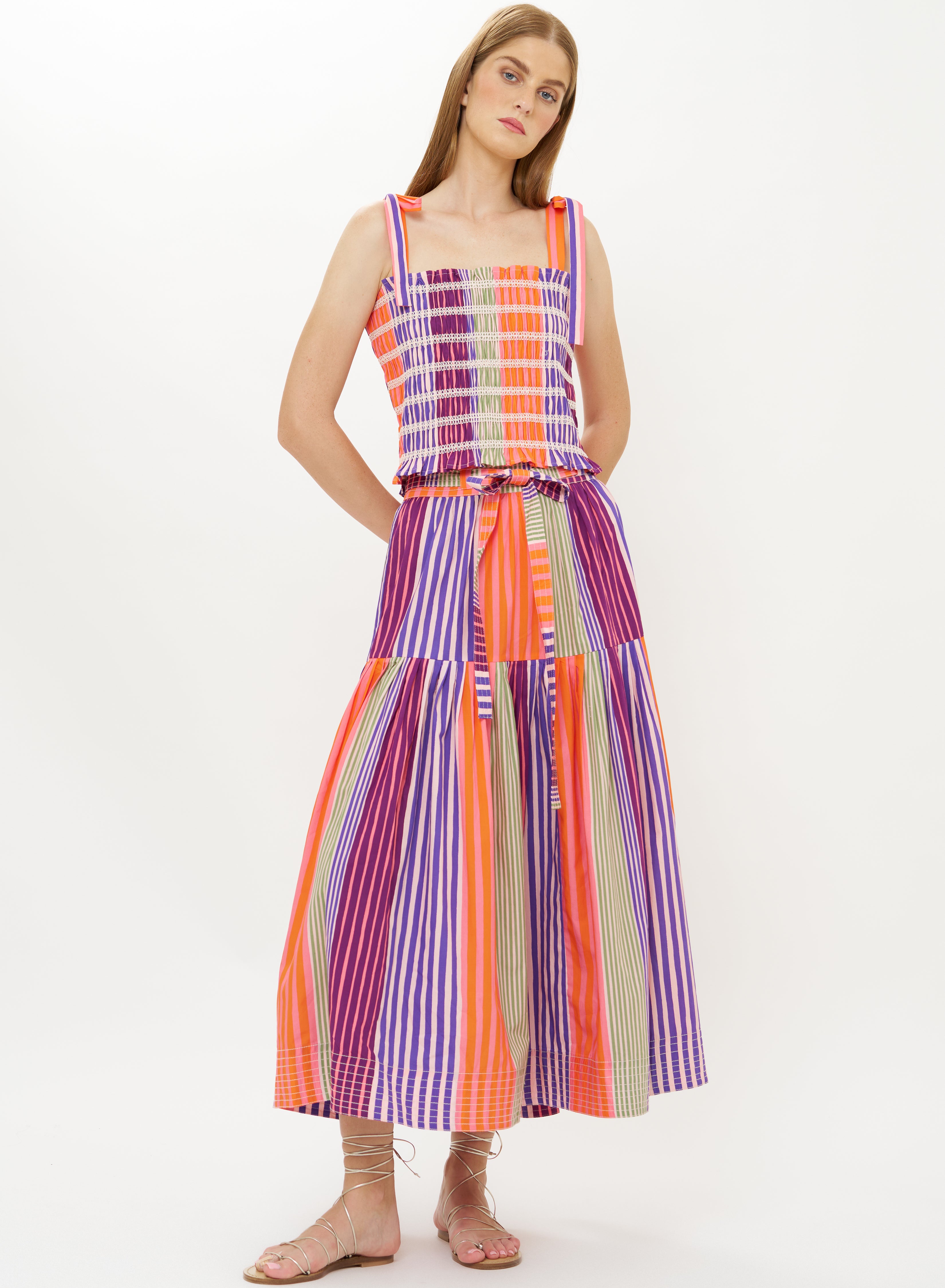 Ginny Skirt, Wolcott Multi