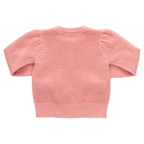 Baby Girl Bow Pocket Sweater, Red Velvet Bows