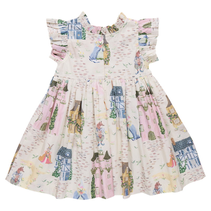 Girls Jennifer Dress, Whimsical Castle