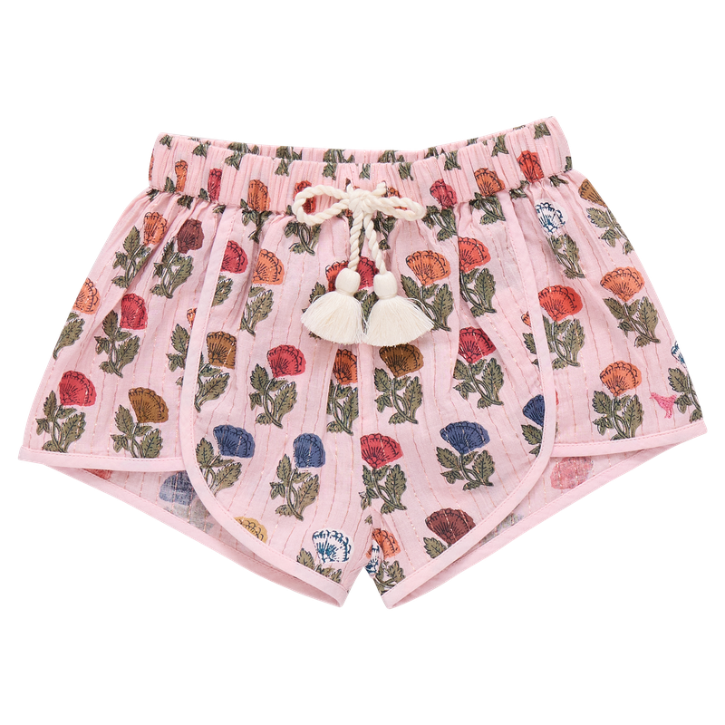Girls Millie Short, Multi Flower Drop