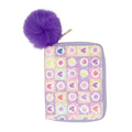 Glitter Hearts Wallet, Purple