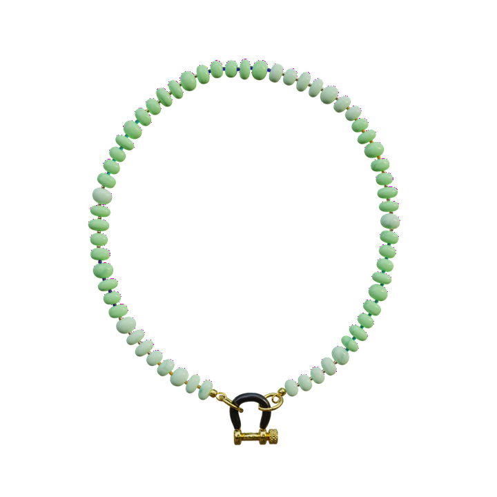 Candy Necklace Green Opal