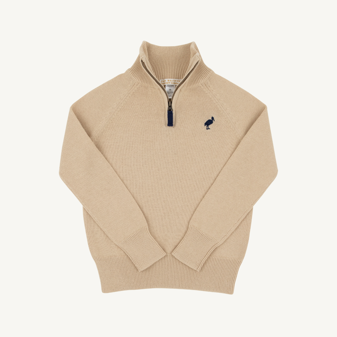 Hayden Half Zip Sweater, Keeneland Khaki