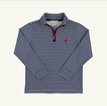 Prepletic Hayword Half Zip, Nantucket Navy Stripe