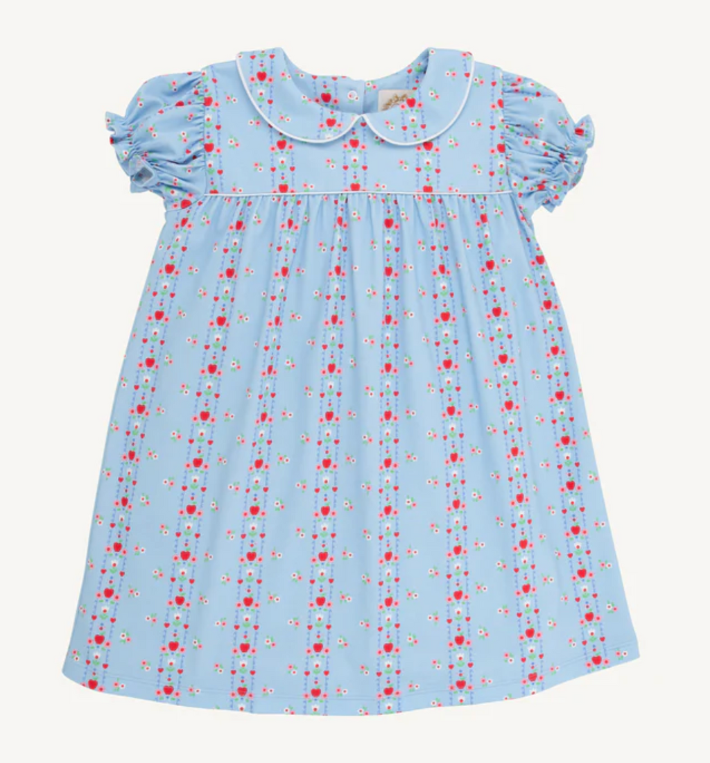 Holly Day Dress, First Day Flowers