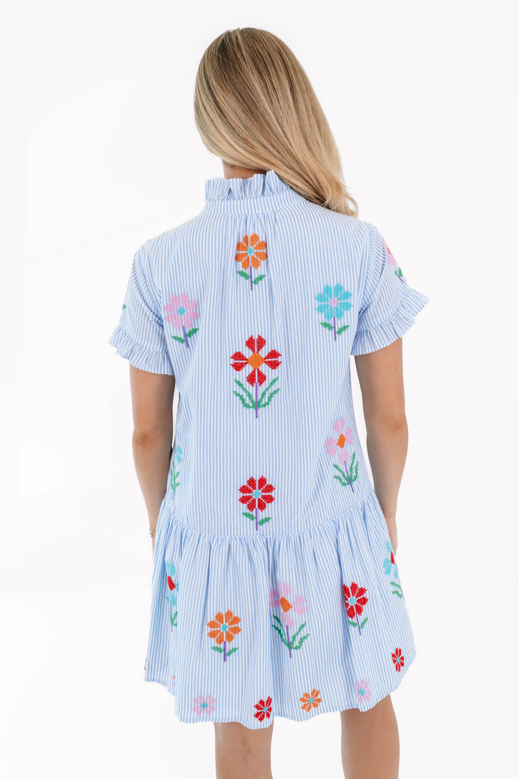 Hunter Ruffle Button Front Dress