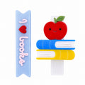 I Love Books Hair Clips