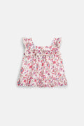 Inessa Blouse, Cream Floral Haven