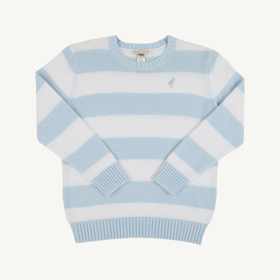 Isaac's Sweater Buckhead Blue Stripe
