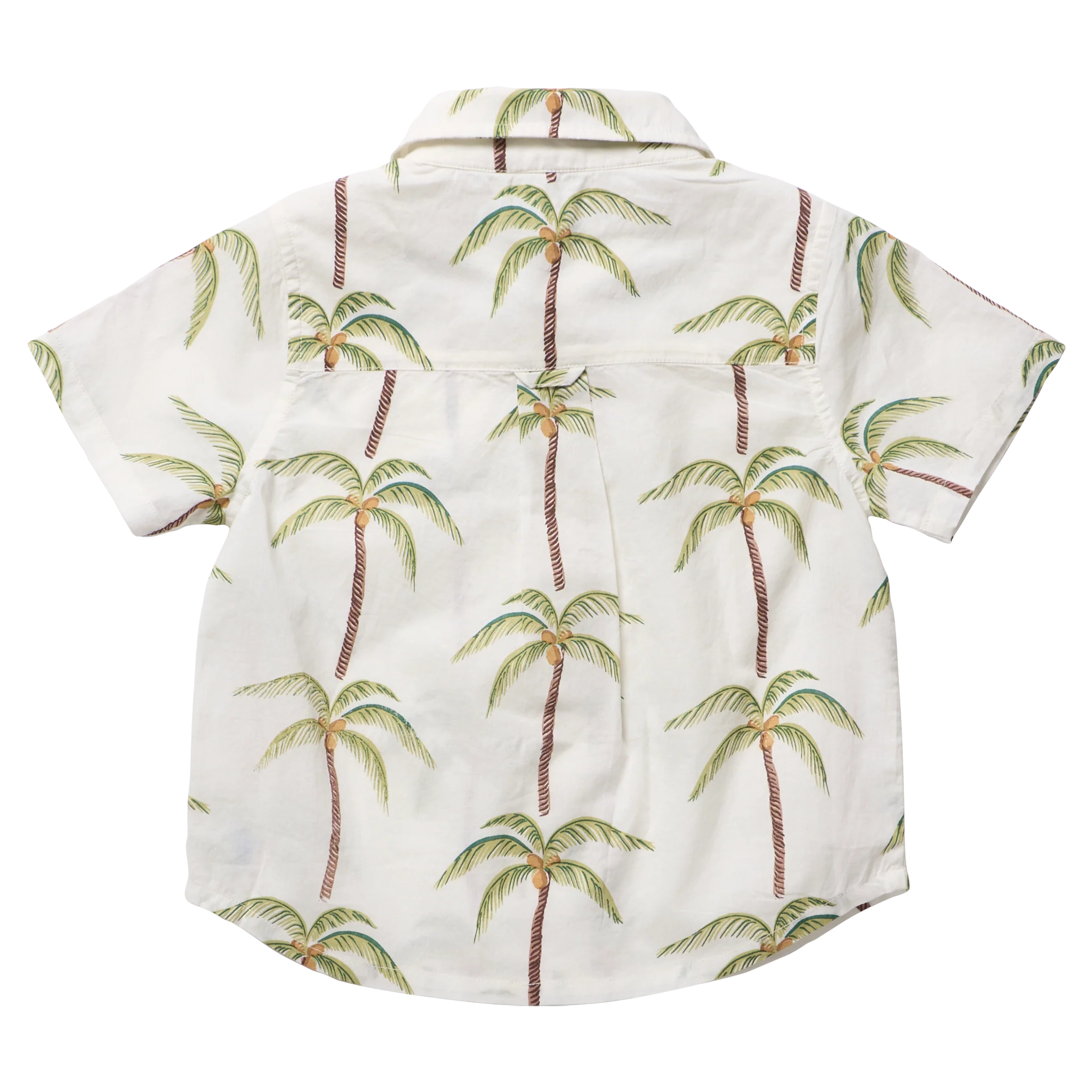 Jack Shirt, Cream Palm Trees