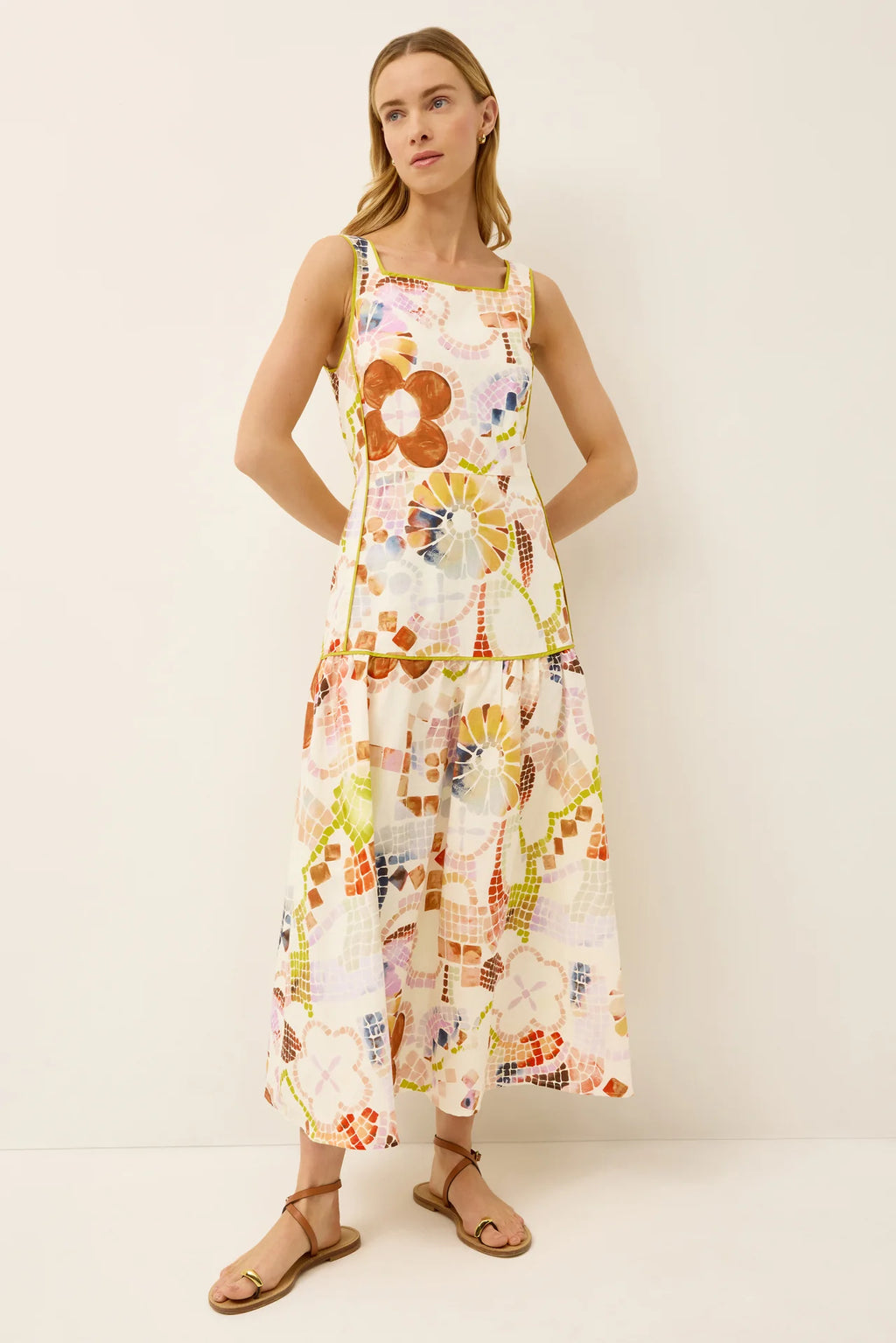 Jada Dress, Travertine